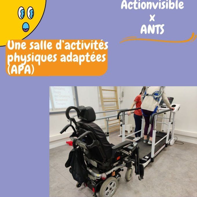 Une salle d’activités physiques adaptées (APA) à Lyon