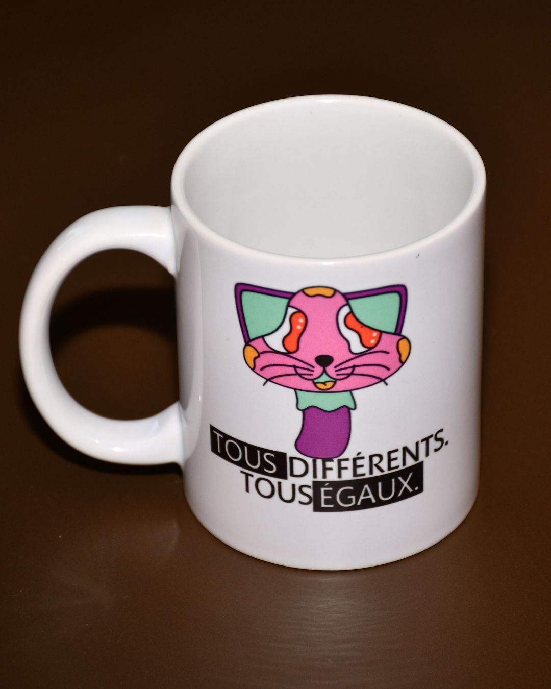 Mug solidaire Michi « Tous différents, tous égaux » – Handicap & inclusion