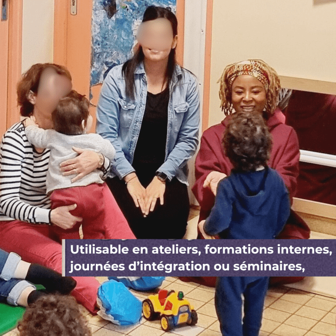 Handi-Accueil – Jeu de cartes pour professionnels | 92 cartes | Sensibilisation au handicap, accueil