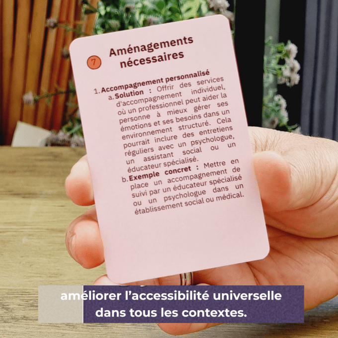 Jeu de cartes Handi-Accueil – Sensibilisation au handicap à l’inclusion et l'accueil bienveillant