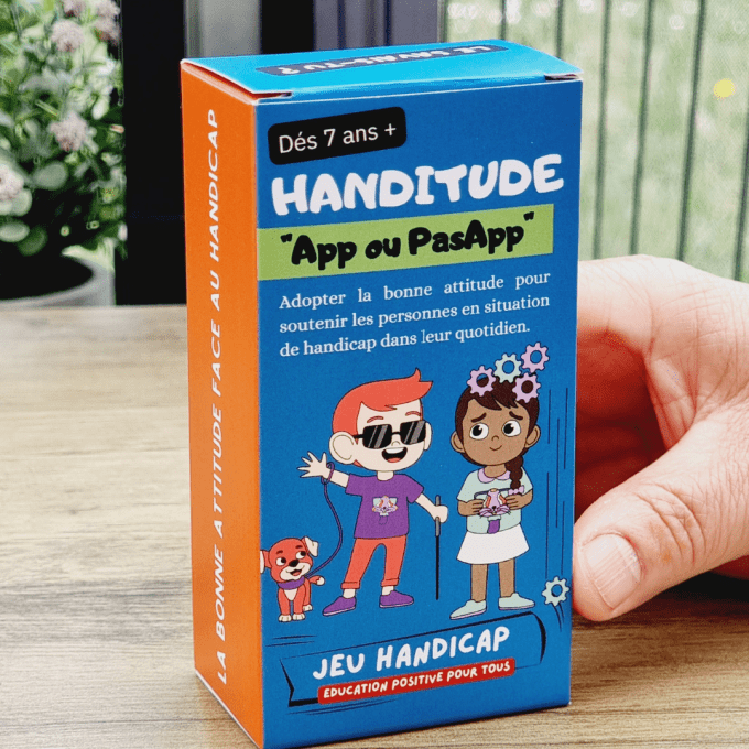 Handitude – Jeu de cartes pour enfants dès 7 ans | 100 cartes | Réactions face au handicap | Sensibi
