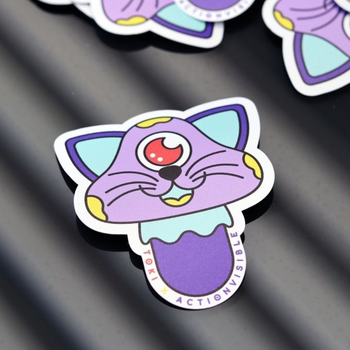 Sticker TOKIMICHI pour telephone, ordinateurs, tous supports 