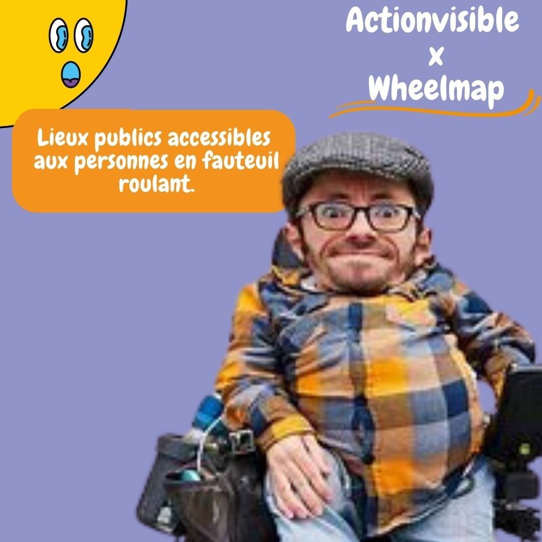 Wheelmap : lieux accessibles aux personnes en fauteuil roulant